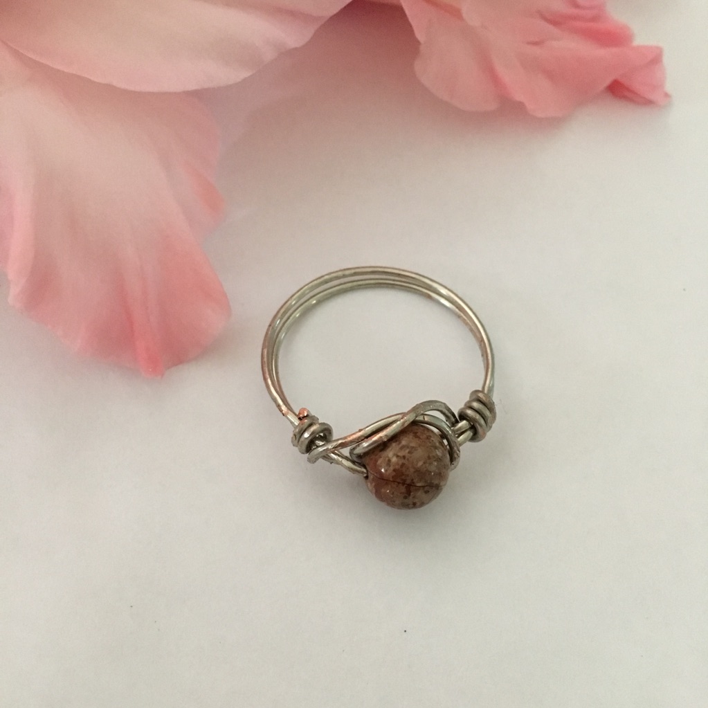 Jasper Gemstone Ring.